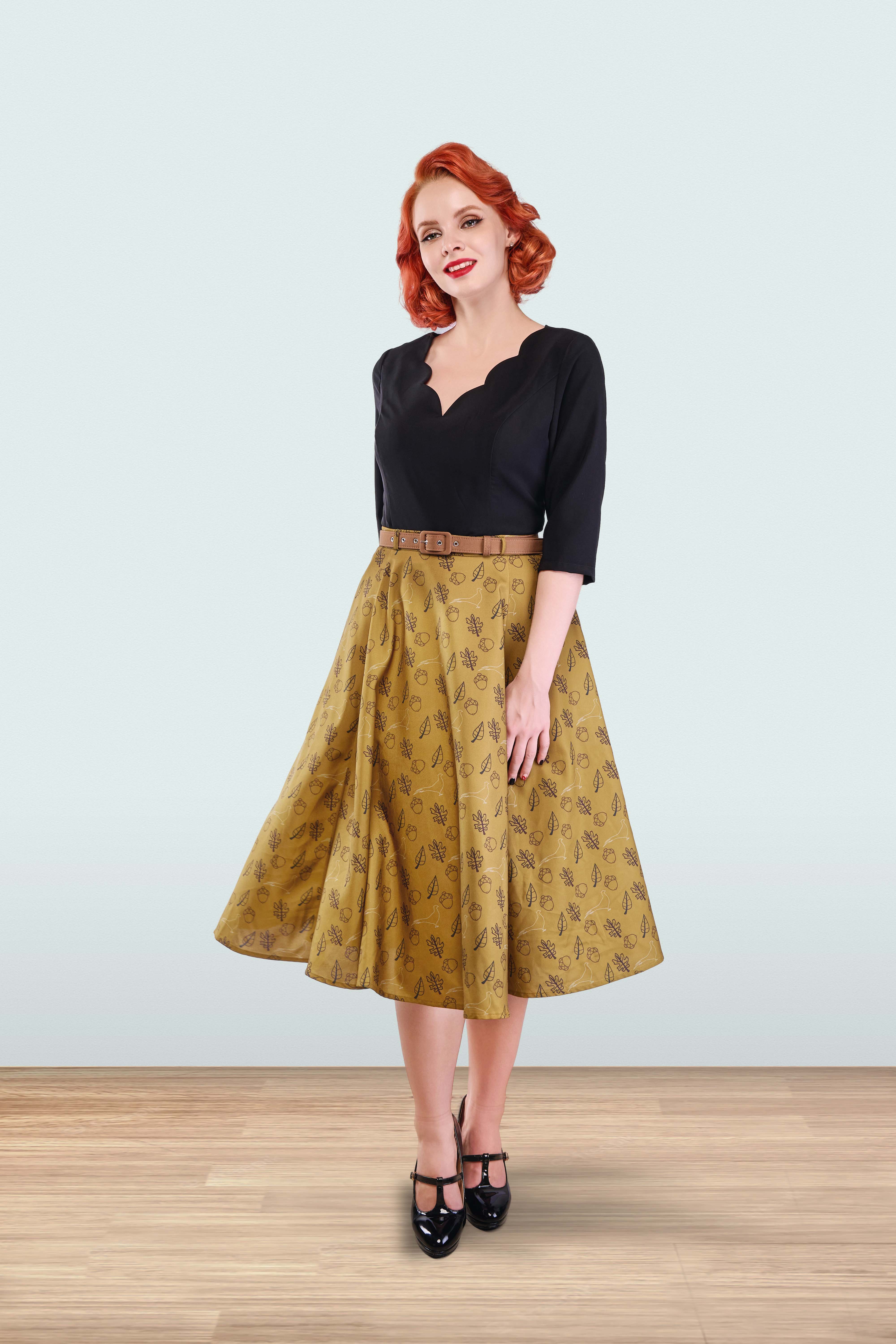 Christine Autumn Skirt – Lindy Bop