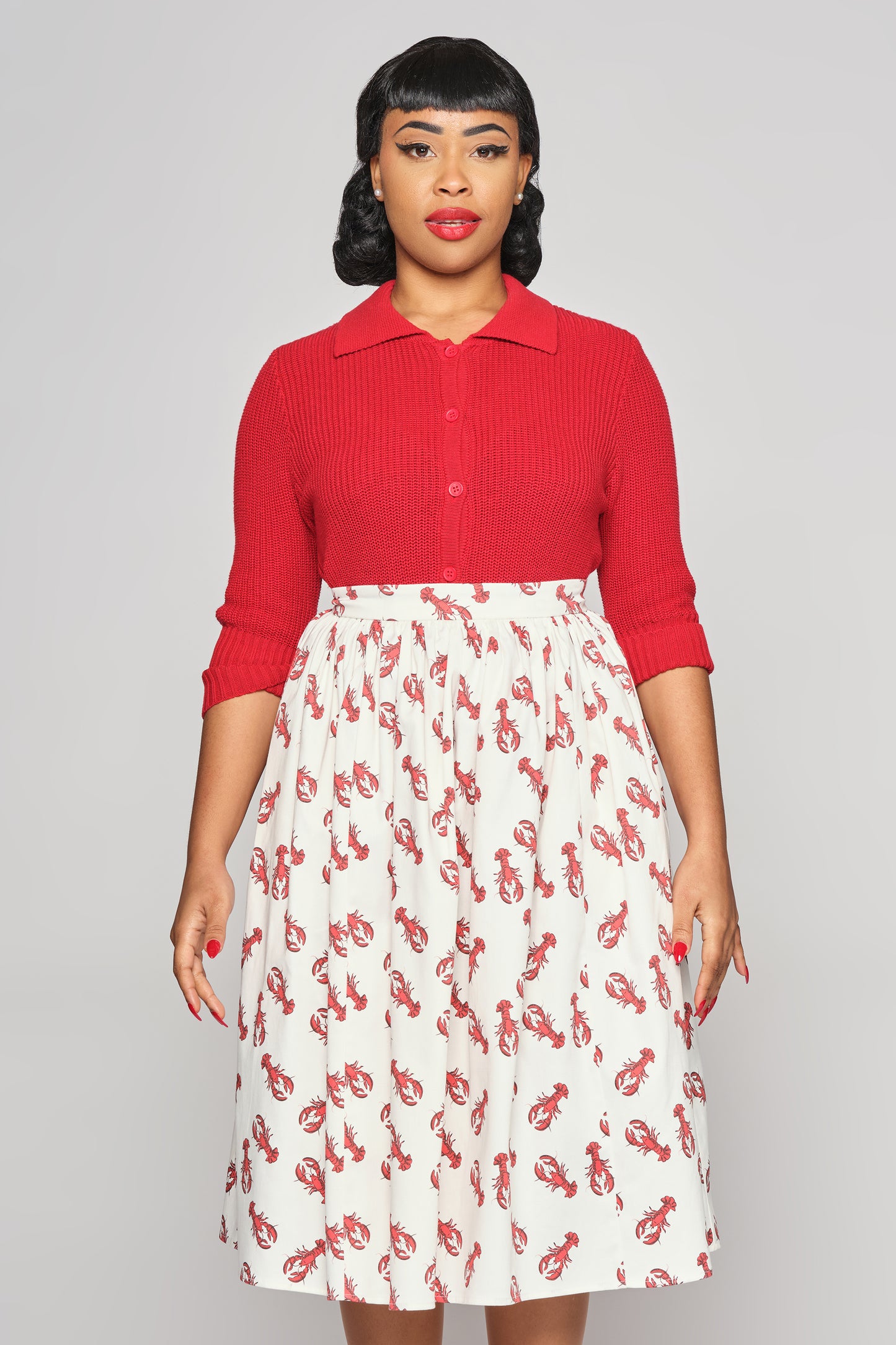 Jasmine Rock Lobster Swing Skirt