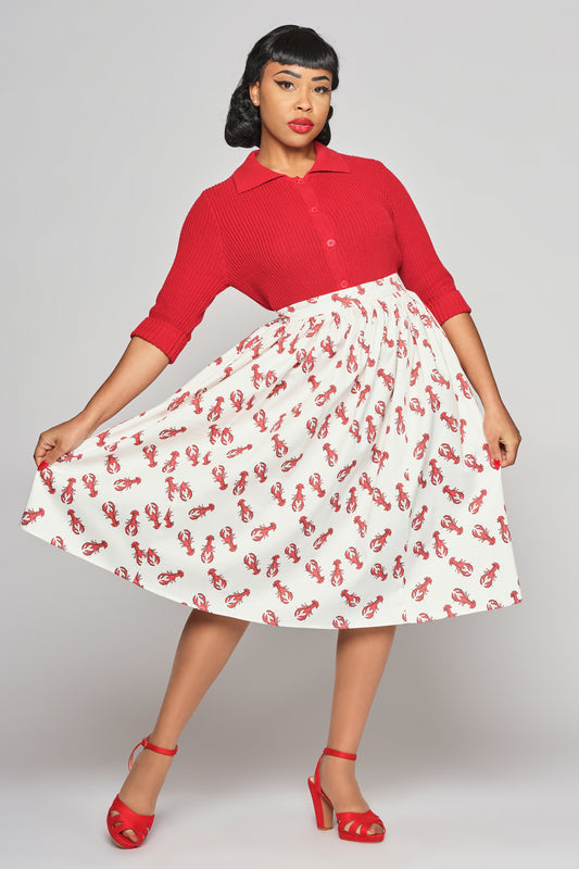 Jasmine Rock Lobster Swing Skirt