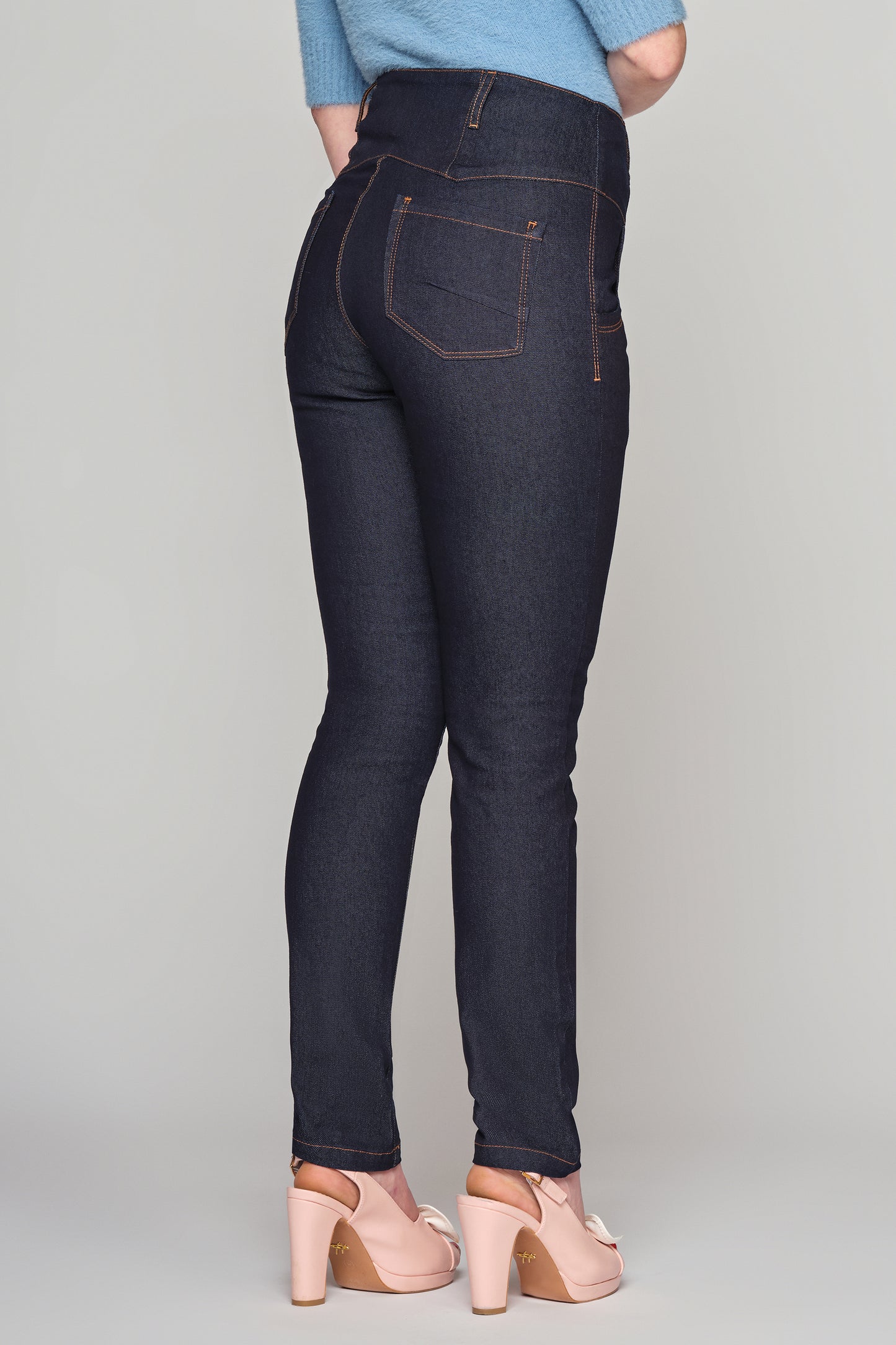 Rebel Katie Denim Jeans Navy