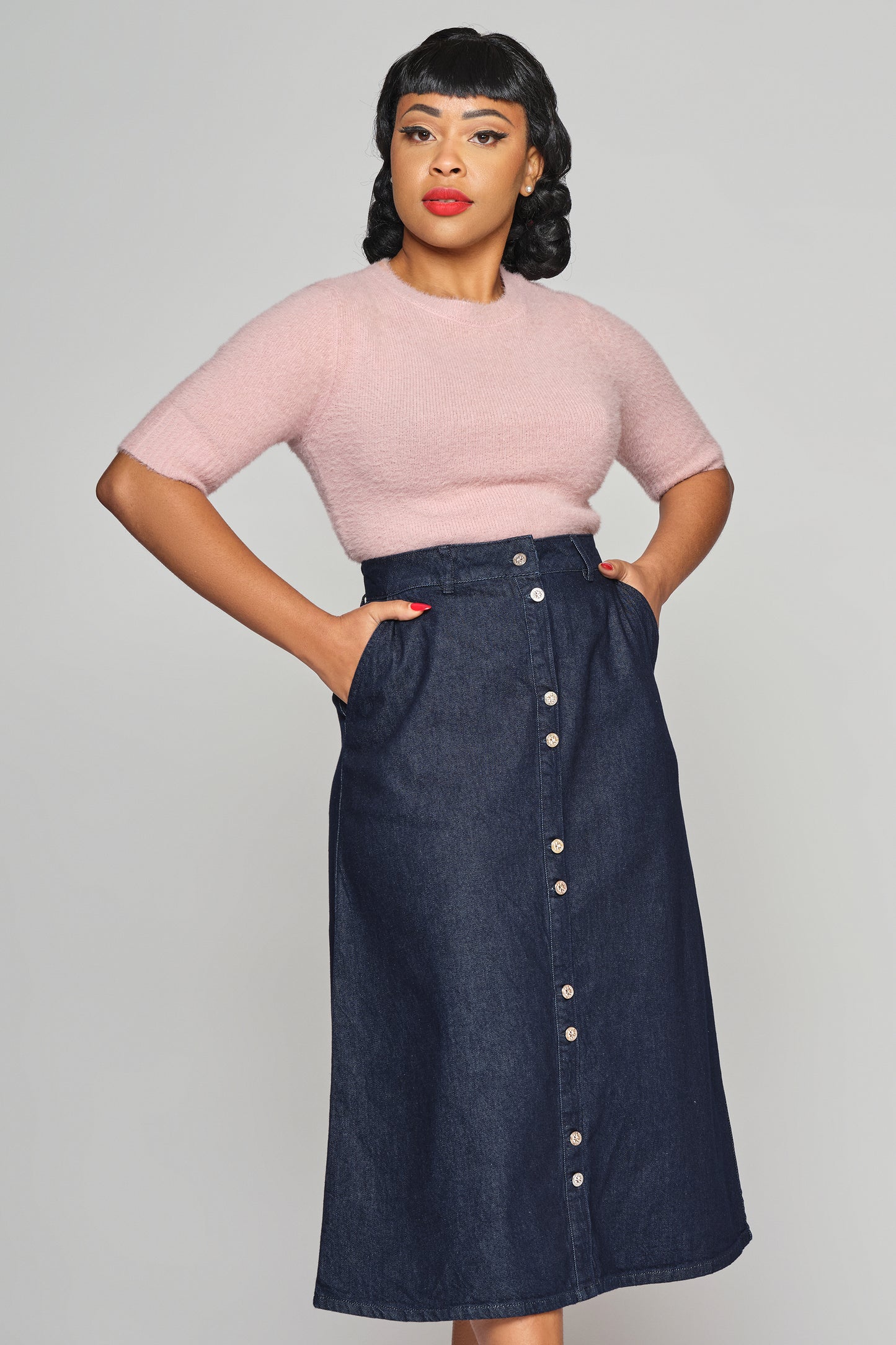 Opal Denim Skirt