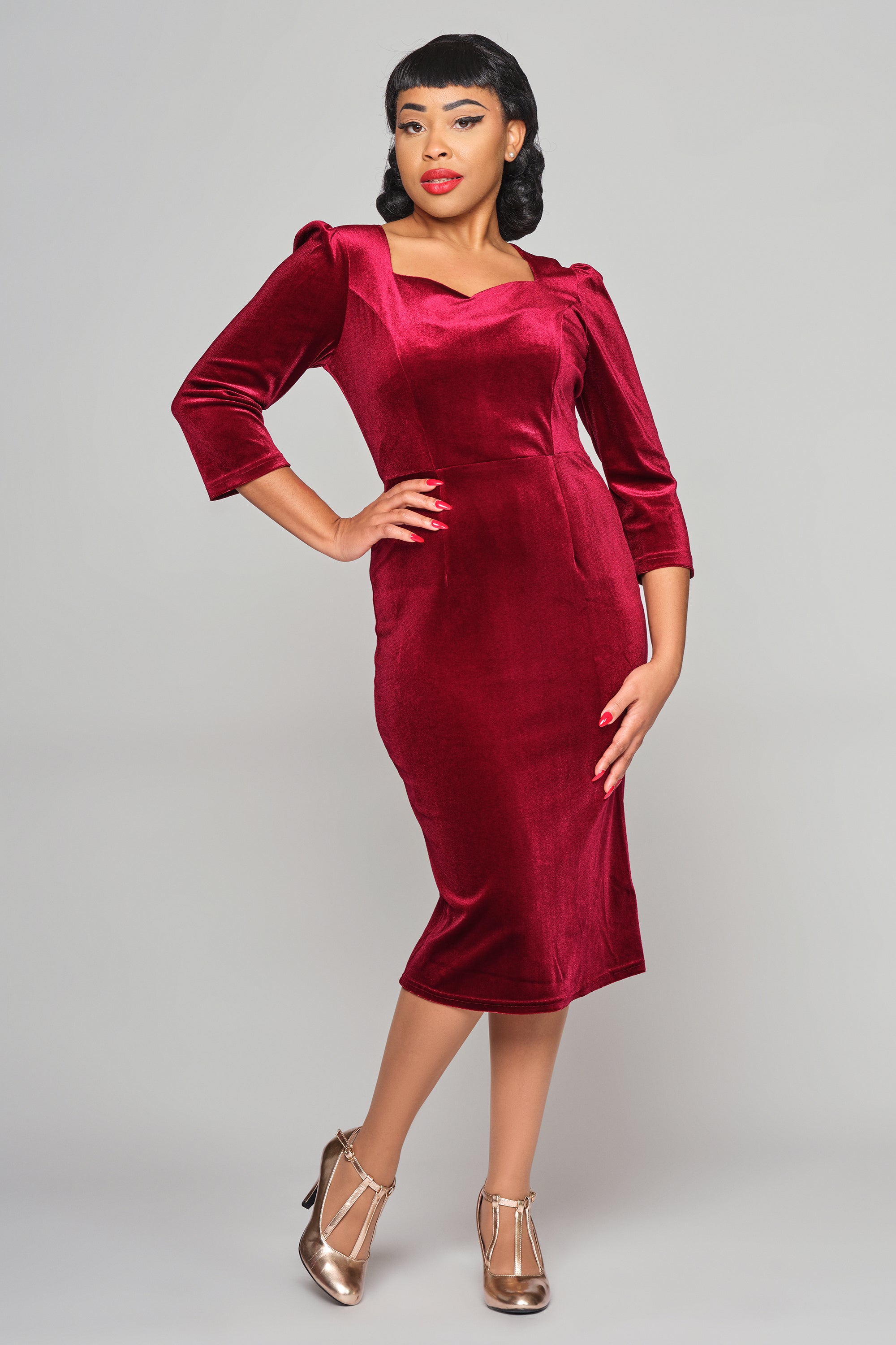 Collectif velvet dress best sale