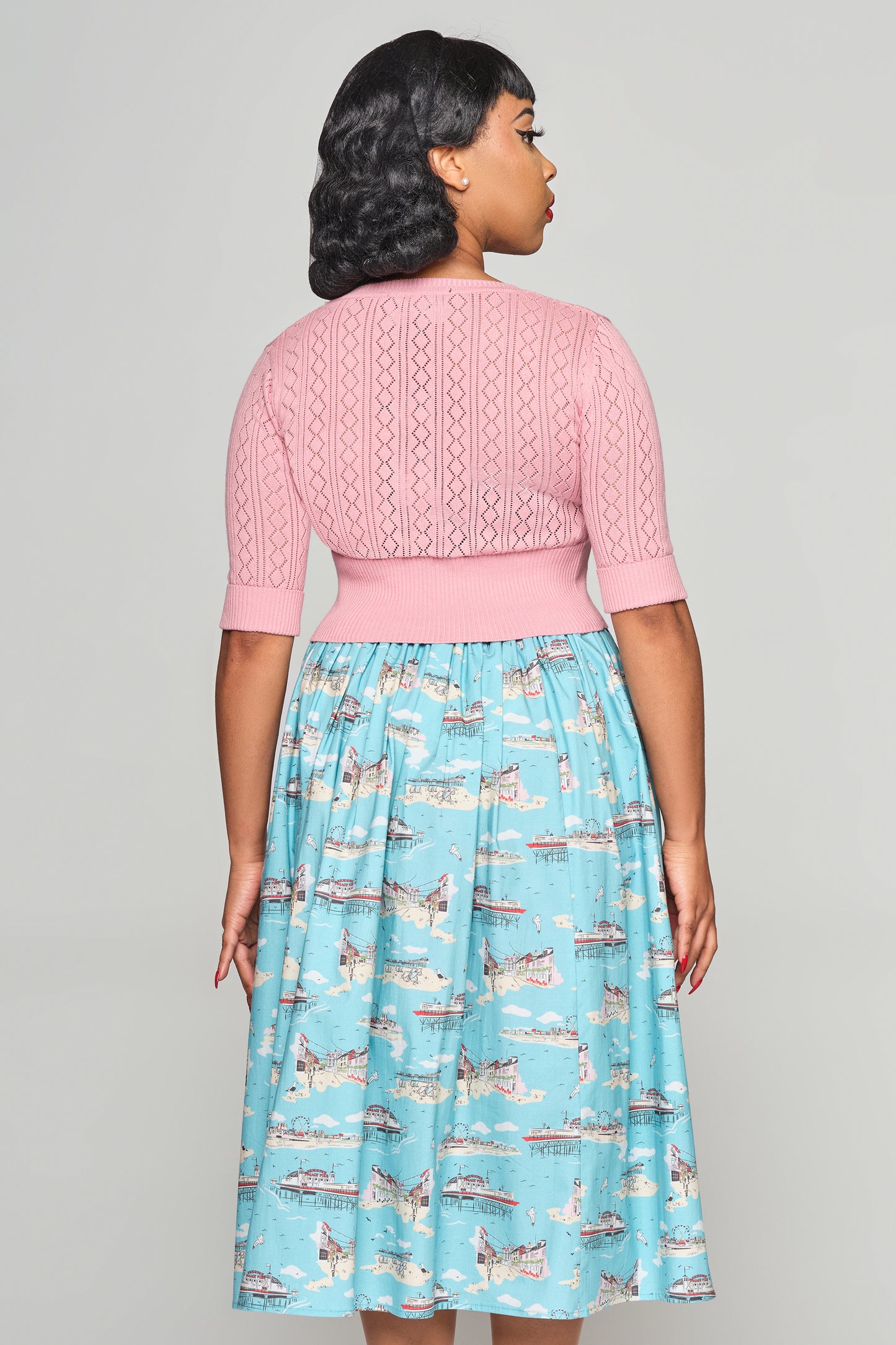 Mariana Brighton Postcard Swing Skirt