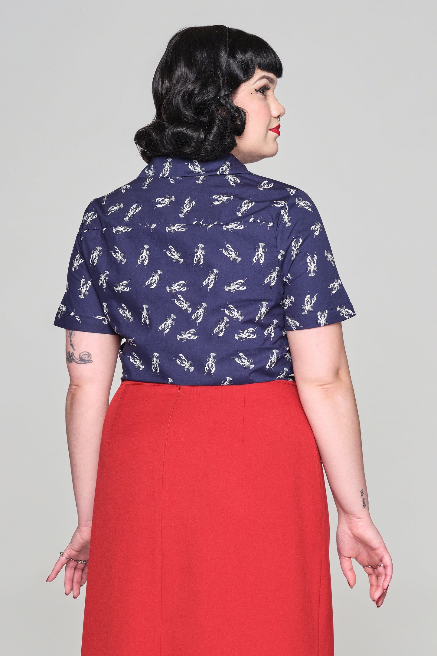 Sammy Lobster Tie Blouse