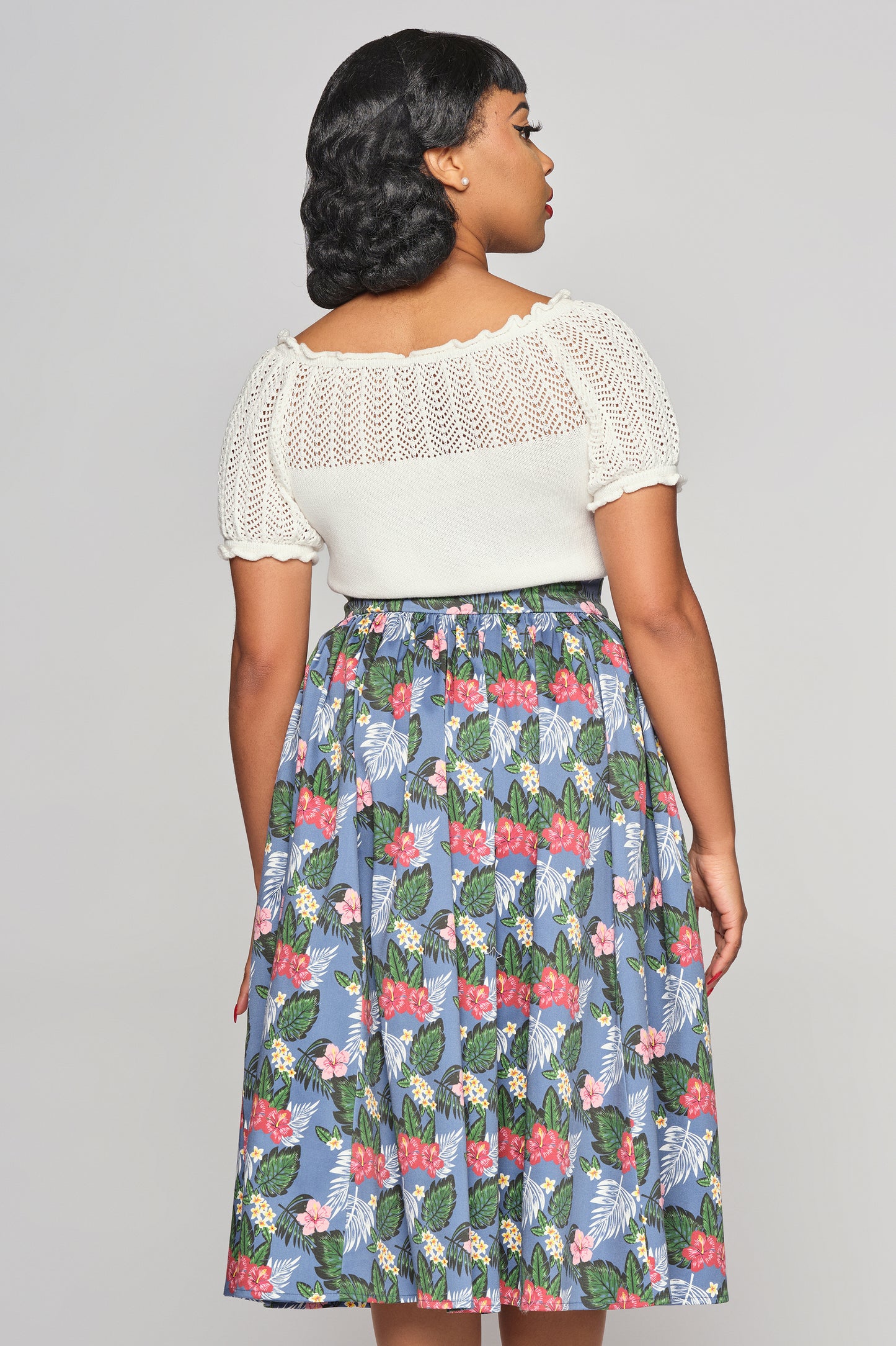 Mariana Tropical Oasis Swing Skirt