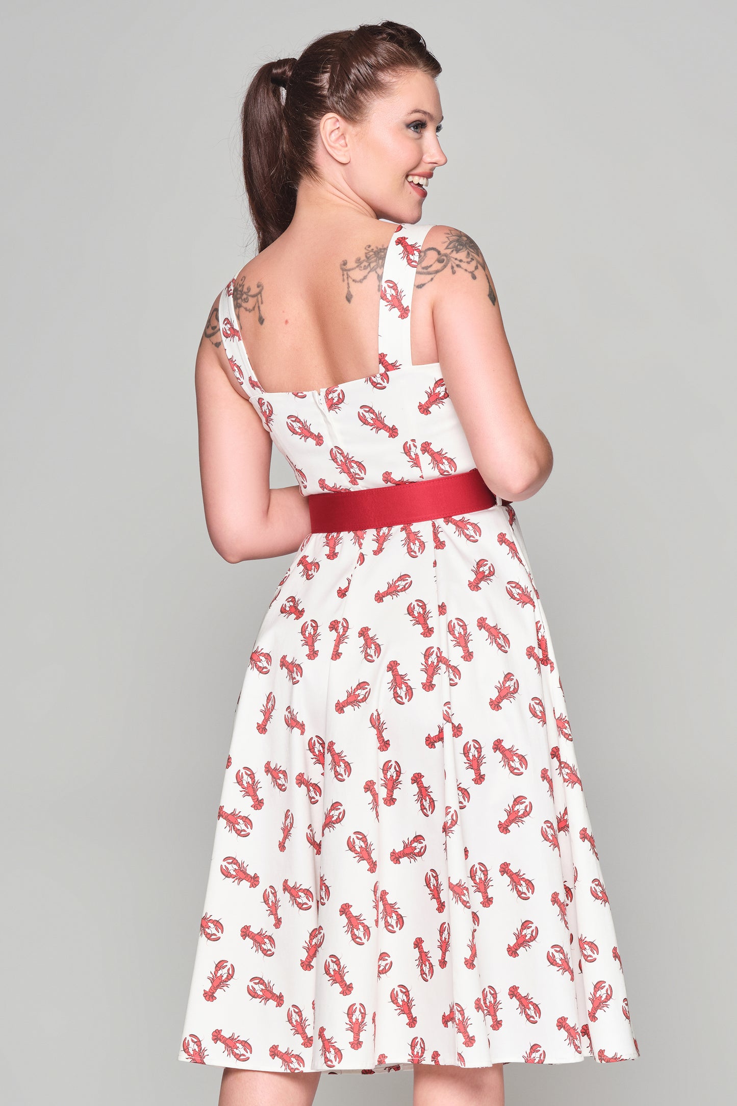 Emmie Rock Lobster Flared Dress