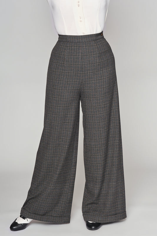 Gerilynn Professor Check Trousers