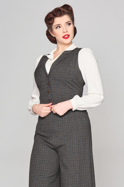 Professor Check Waistcoat