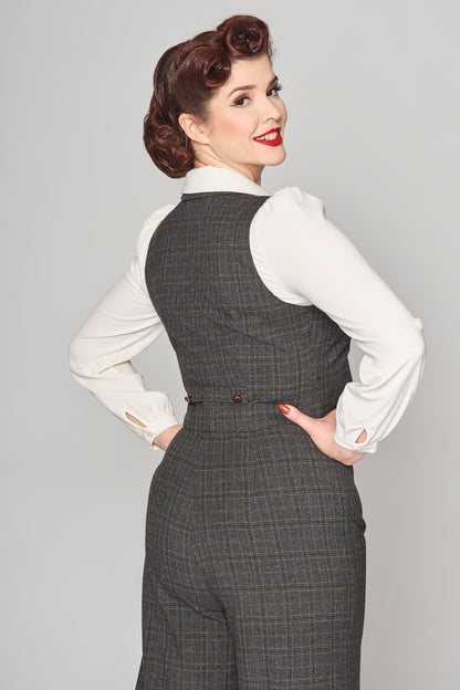 Professor Check Waistcoat