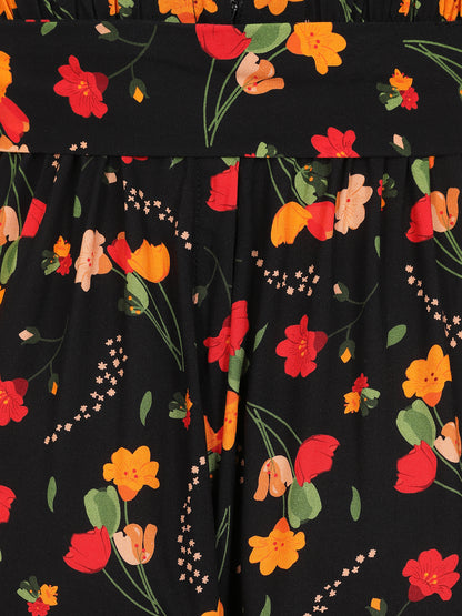 Akiko Ditsy Tulip Bloom Trousers