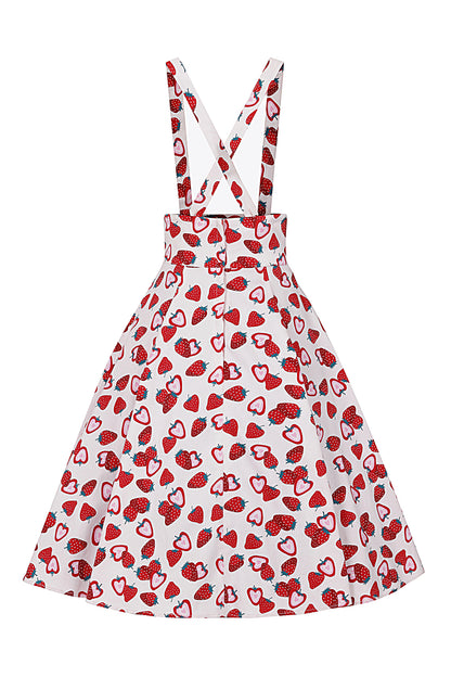 Alexa Strawberry Swing Skirt