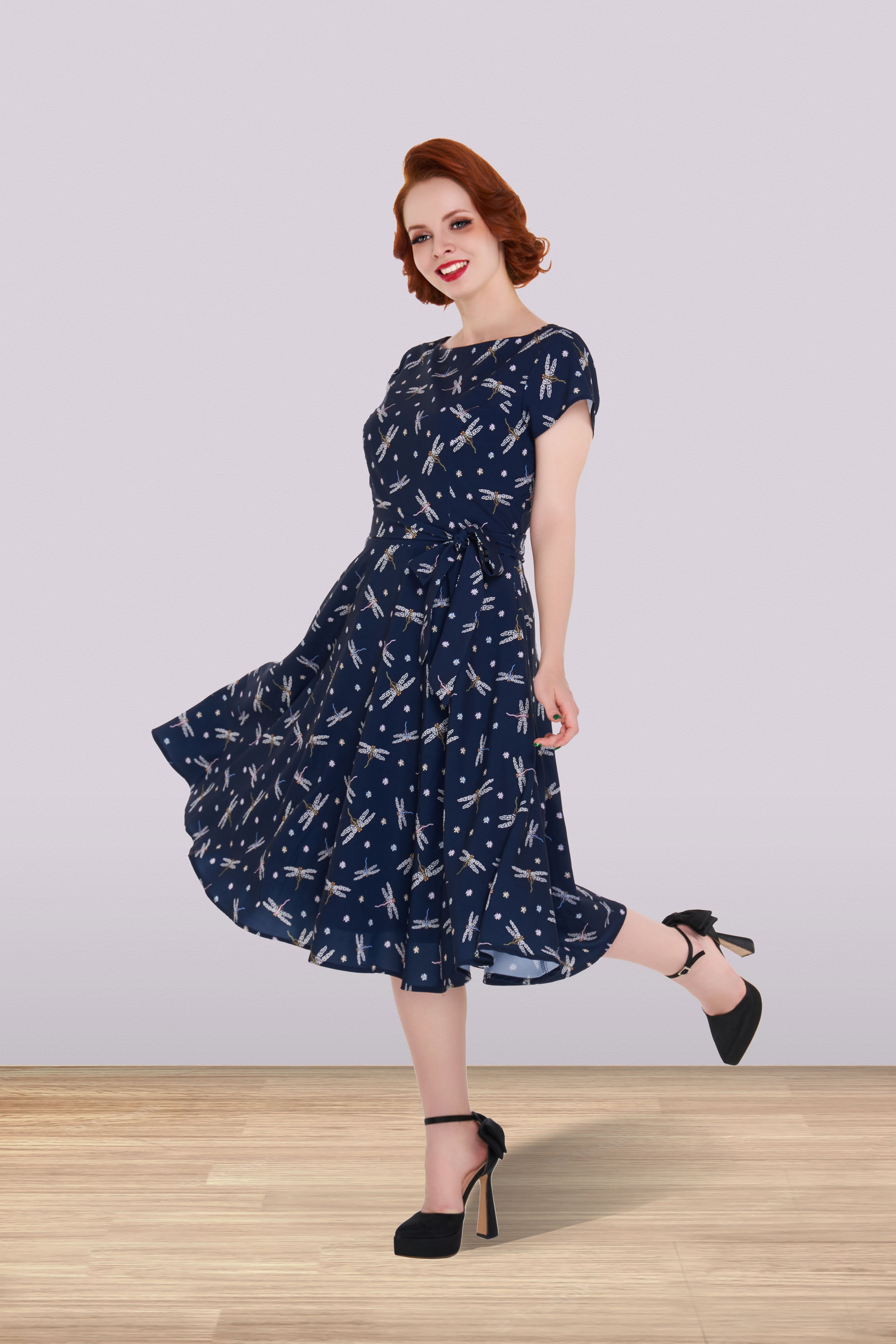 Audrey Dragonfly Dress Lindy Bop