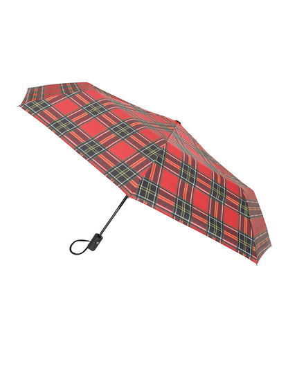 Berry Check Foldable Umbrella