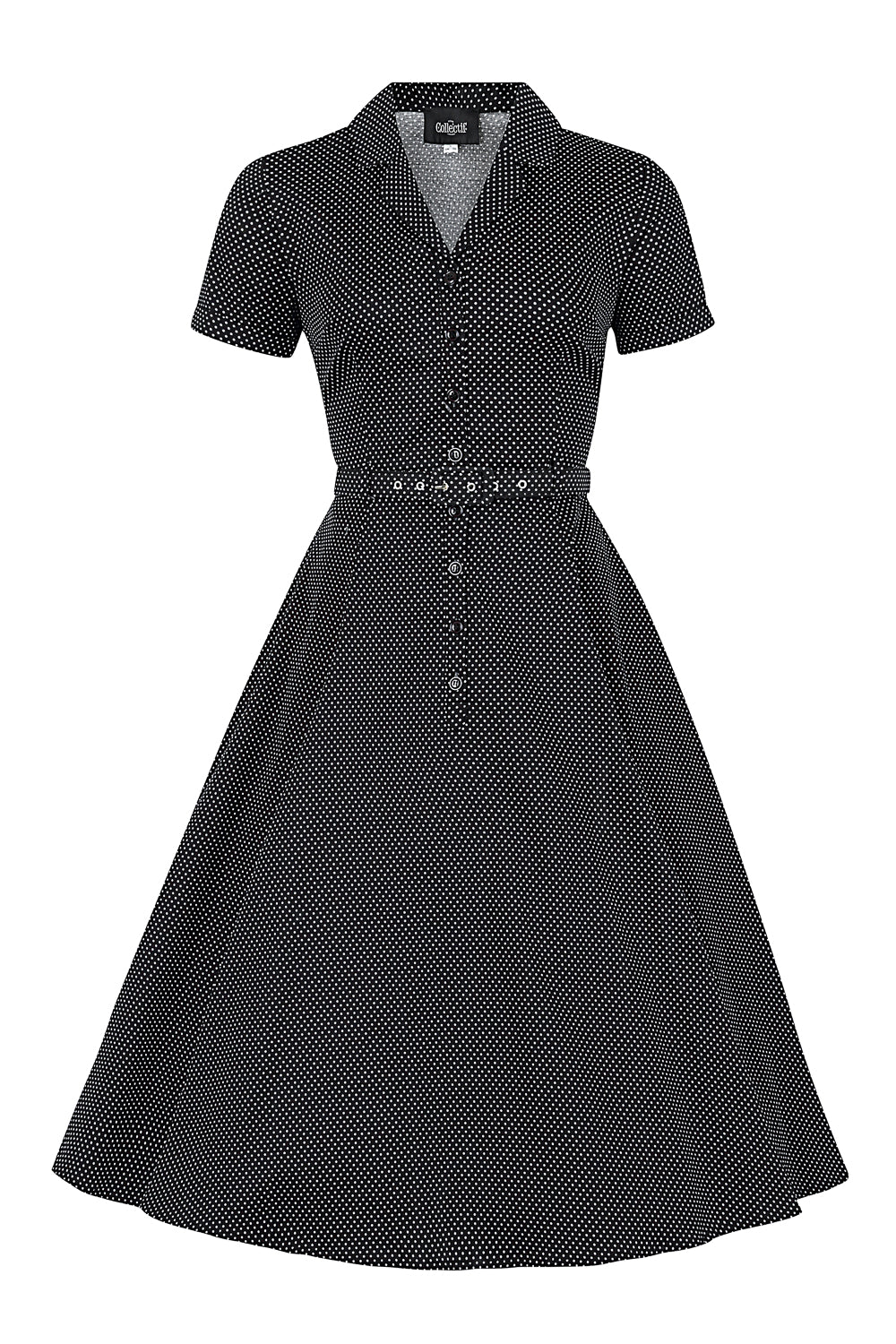 Caterina Mini Polka Dot Swing Dress