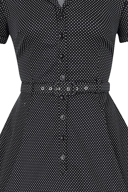 Caterina Mini Polka Dot Swing Dress