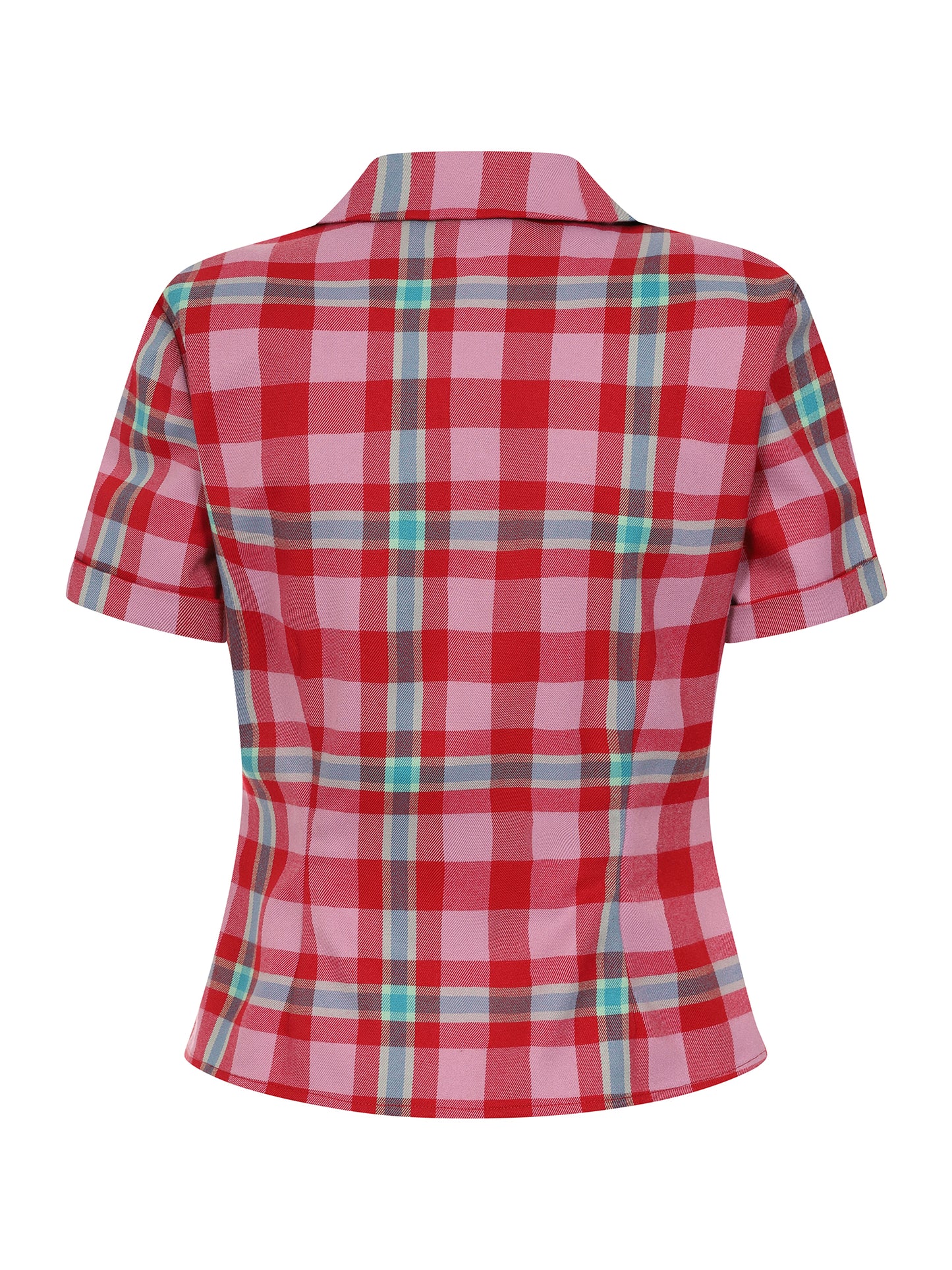 Caterina Winterberry Check Shirt