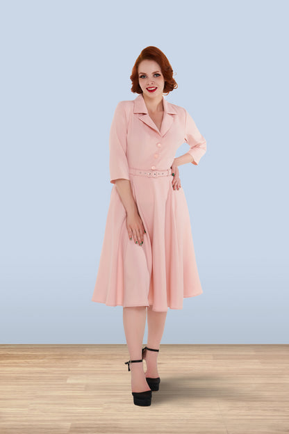 Christine Flared Skirt Pink