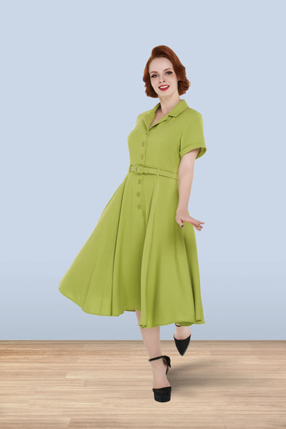 Christine Softie Dress Green