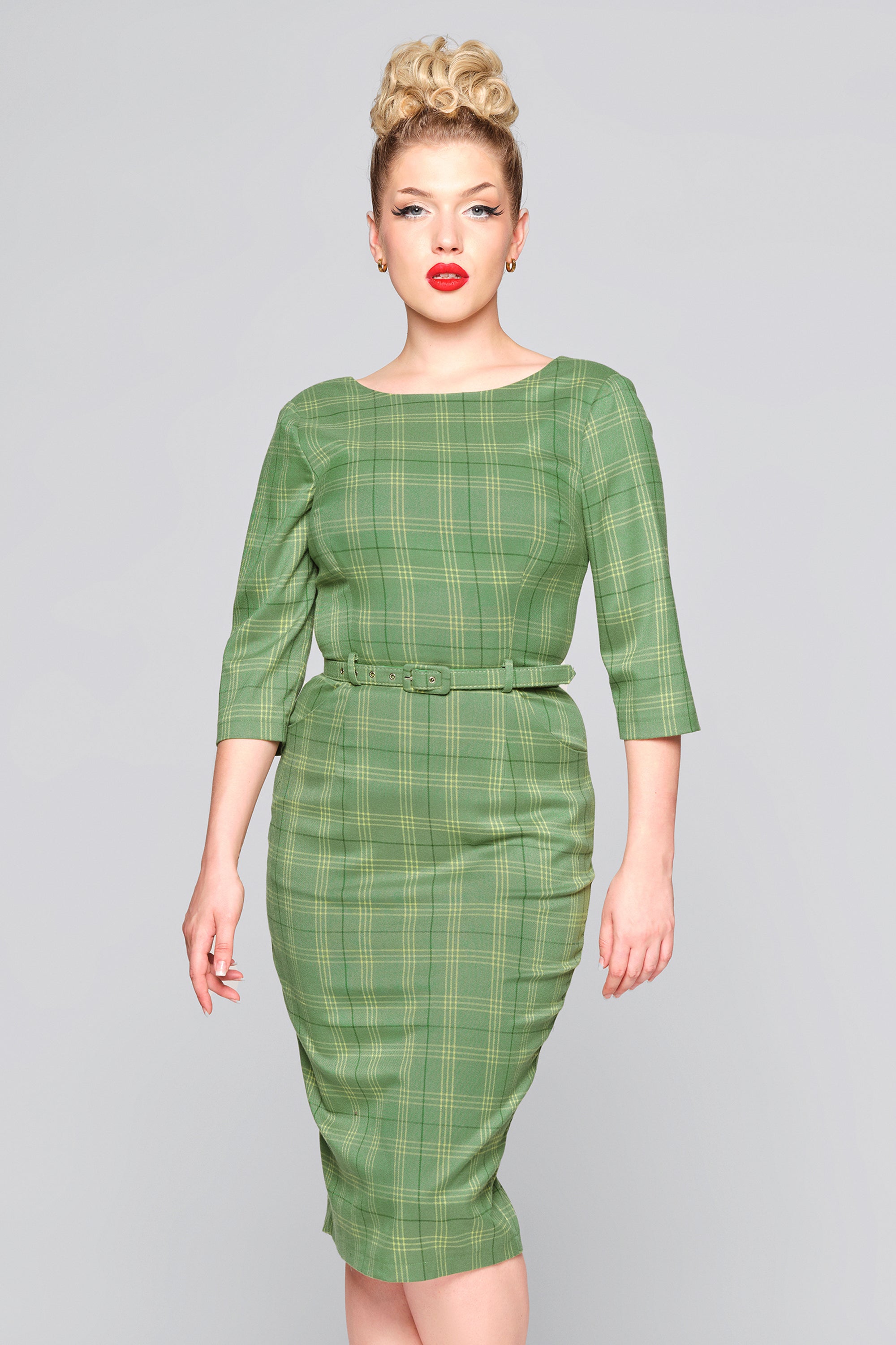 Collectif green dress hotsell