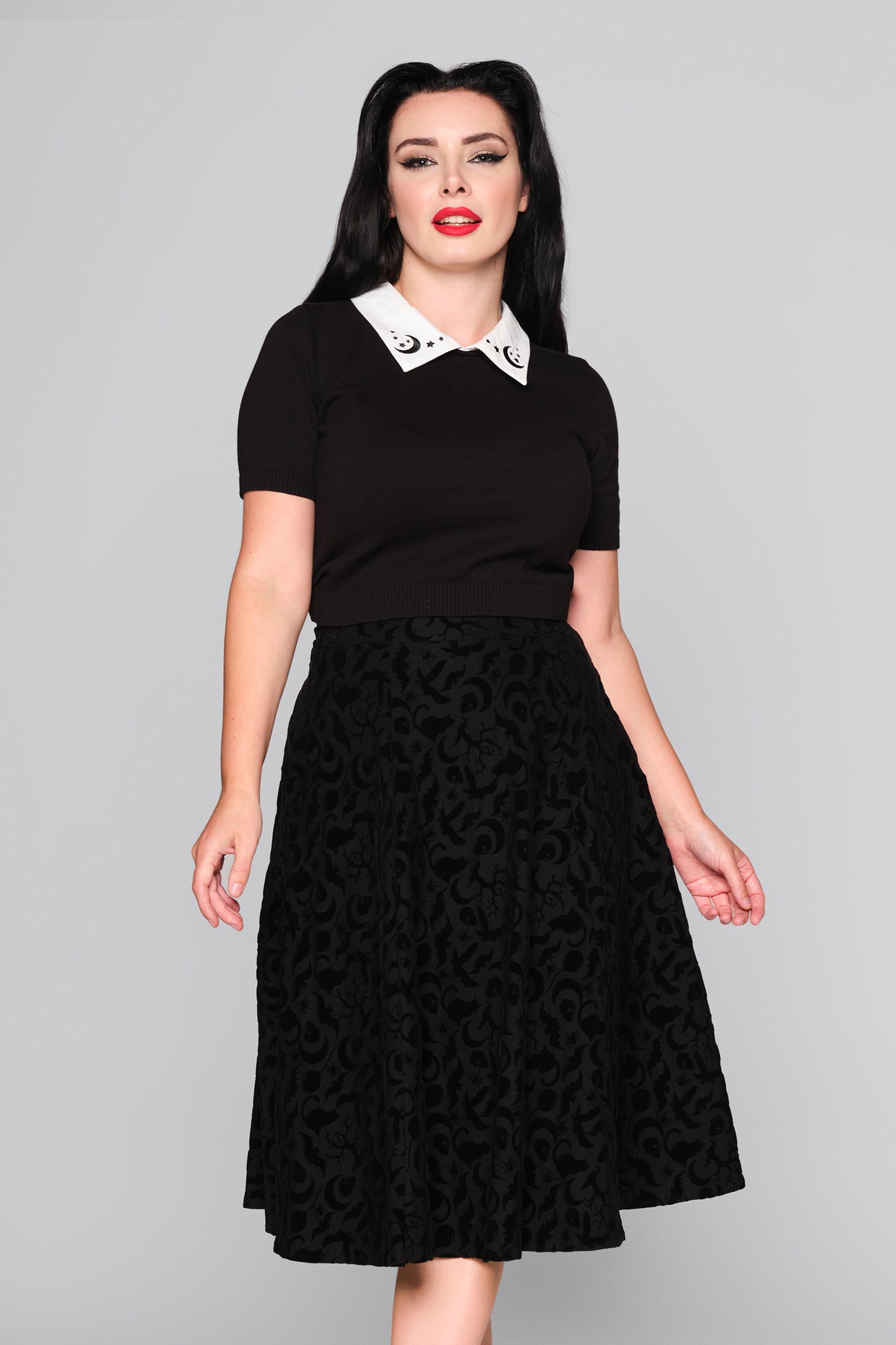 Matilde Halloweenia Swing Skirt