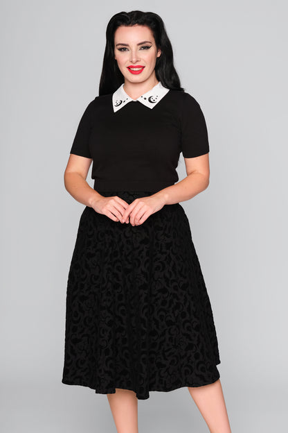 Matilde Halloweenia Swing Skirt