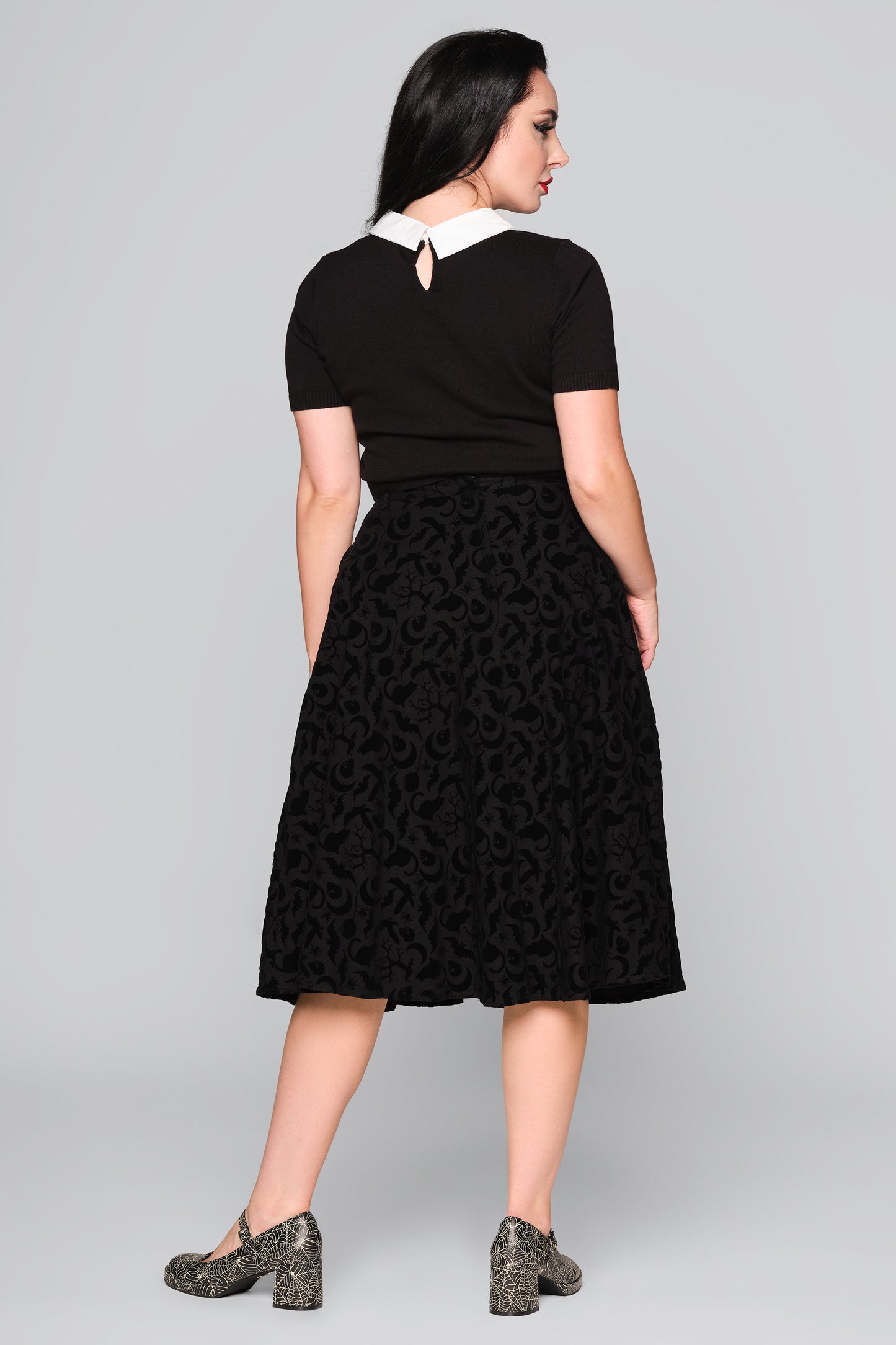 Matilde Halloweenia Swing Skirt