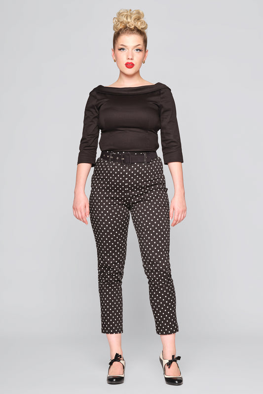 Thea Mini Polka Trousers