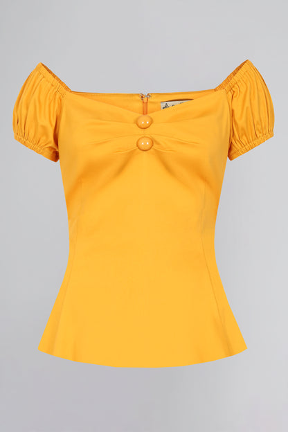 Dolores Plain Top Mustard