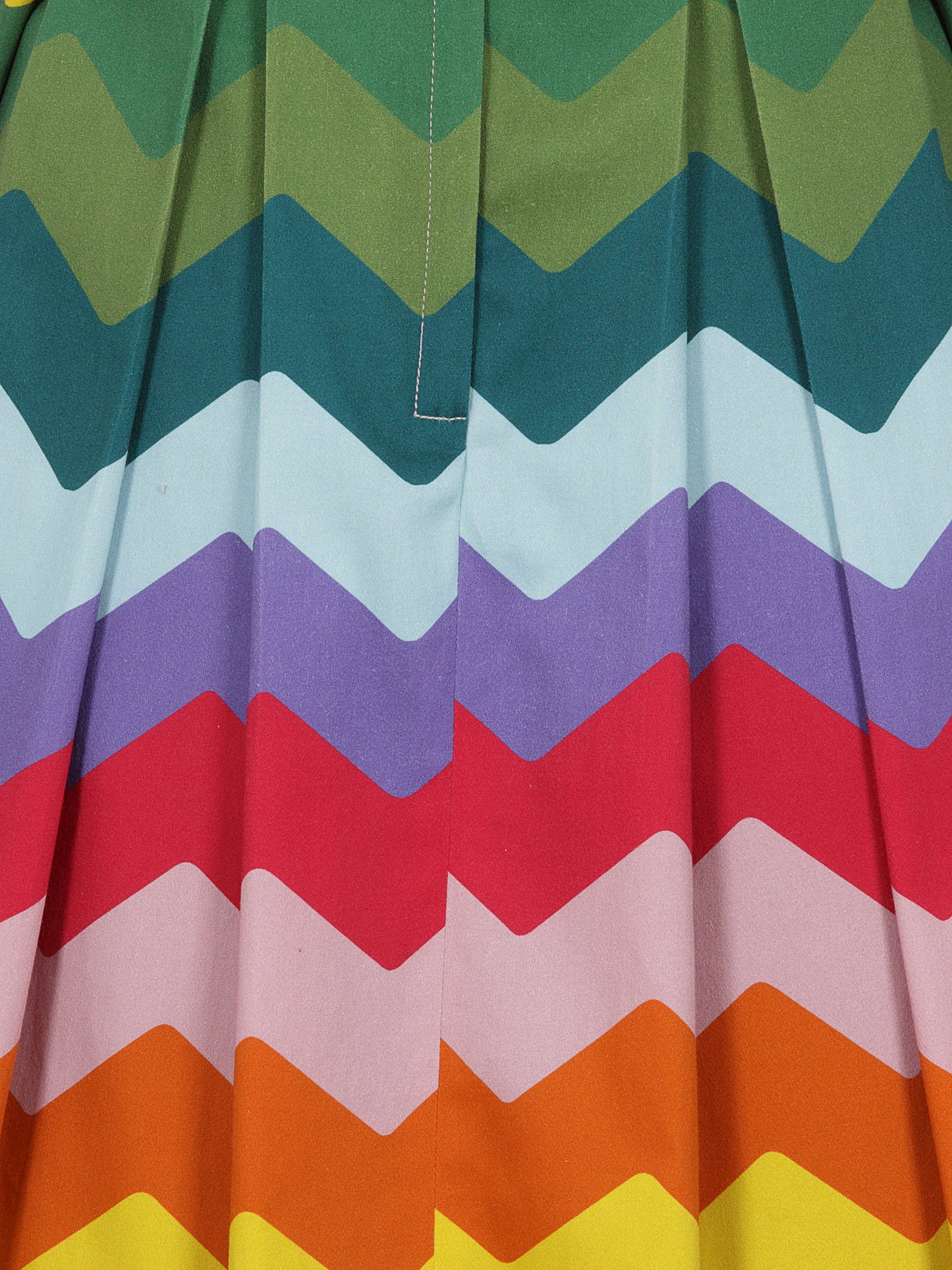 Dorothy Rainbow Chevron Swing Dress