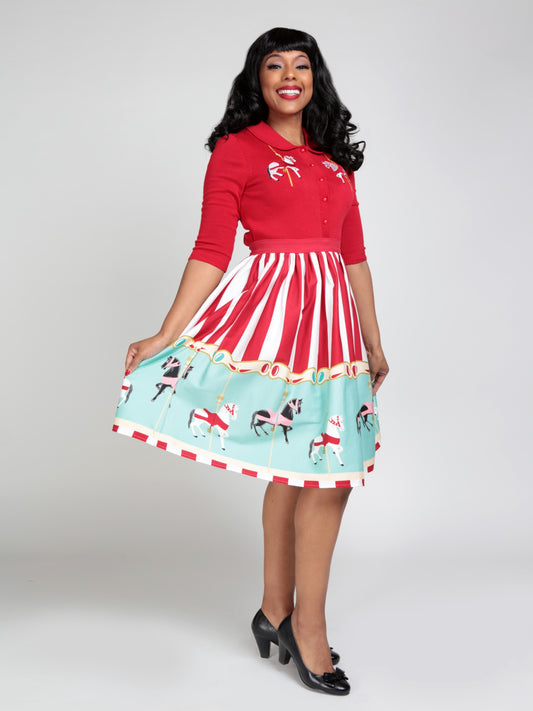 Jasmine Carousel Swing Skirt