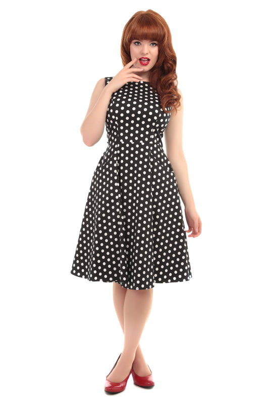 Hepburn Polka Dot Doll Dress