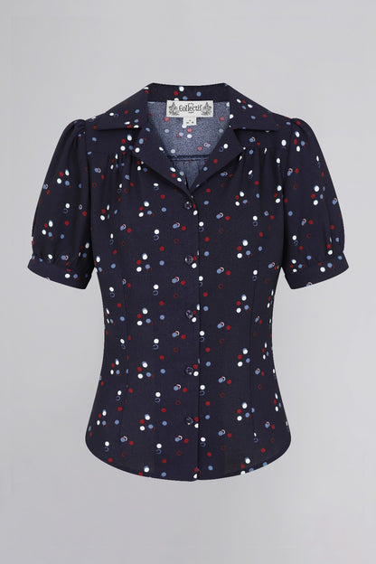 Luana Chalk Polka Blouse