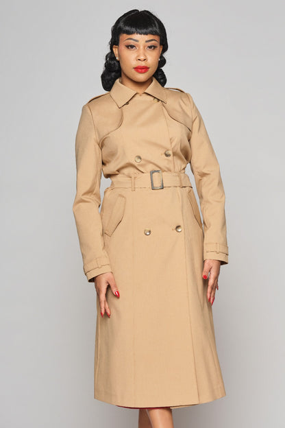 Kathie 40s Trench Coat