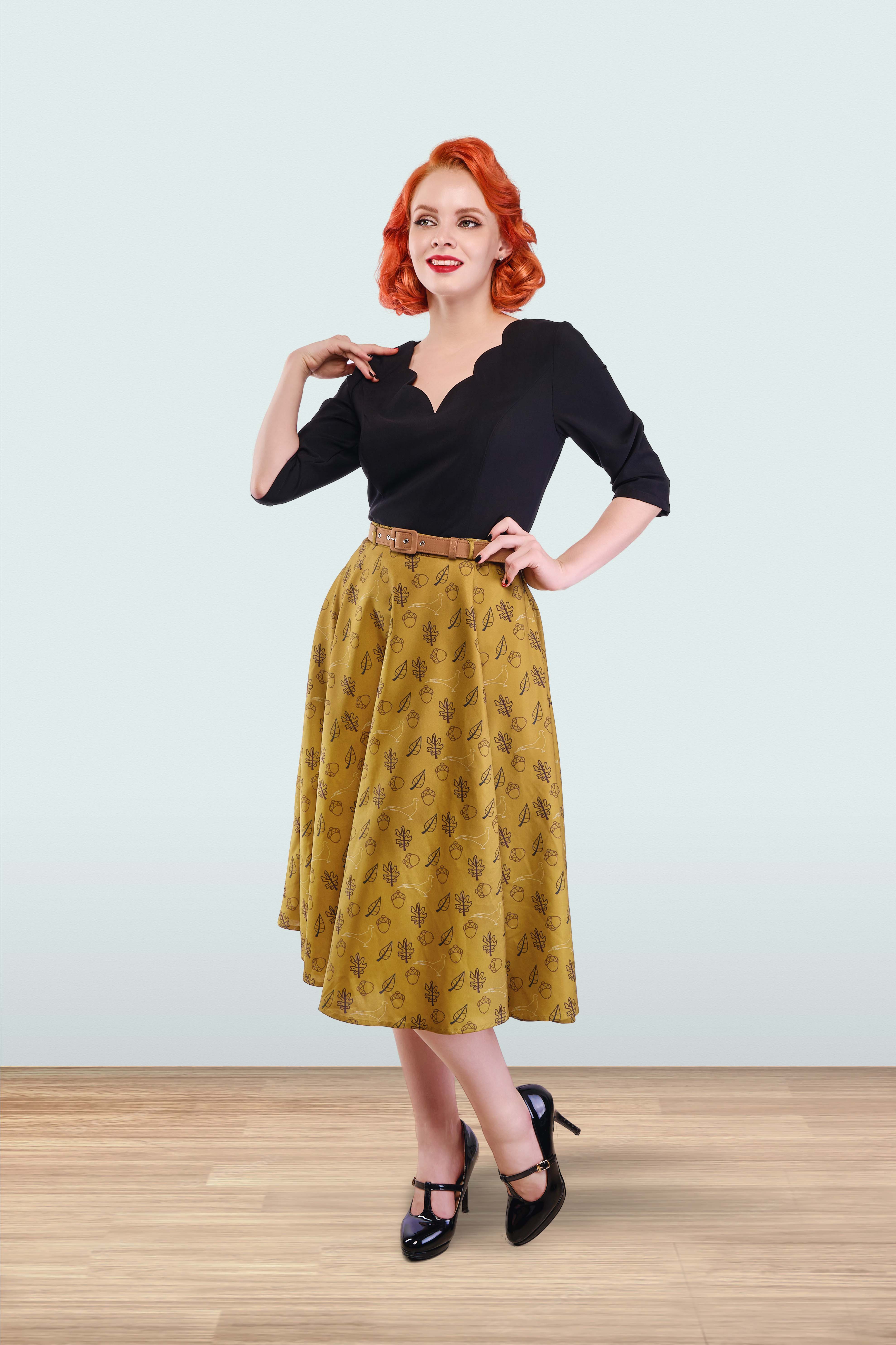 Christine Autumn Skirt – Lindy Bop