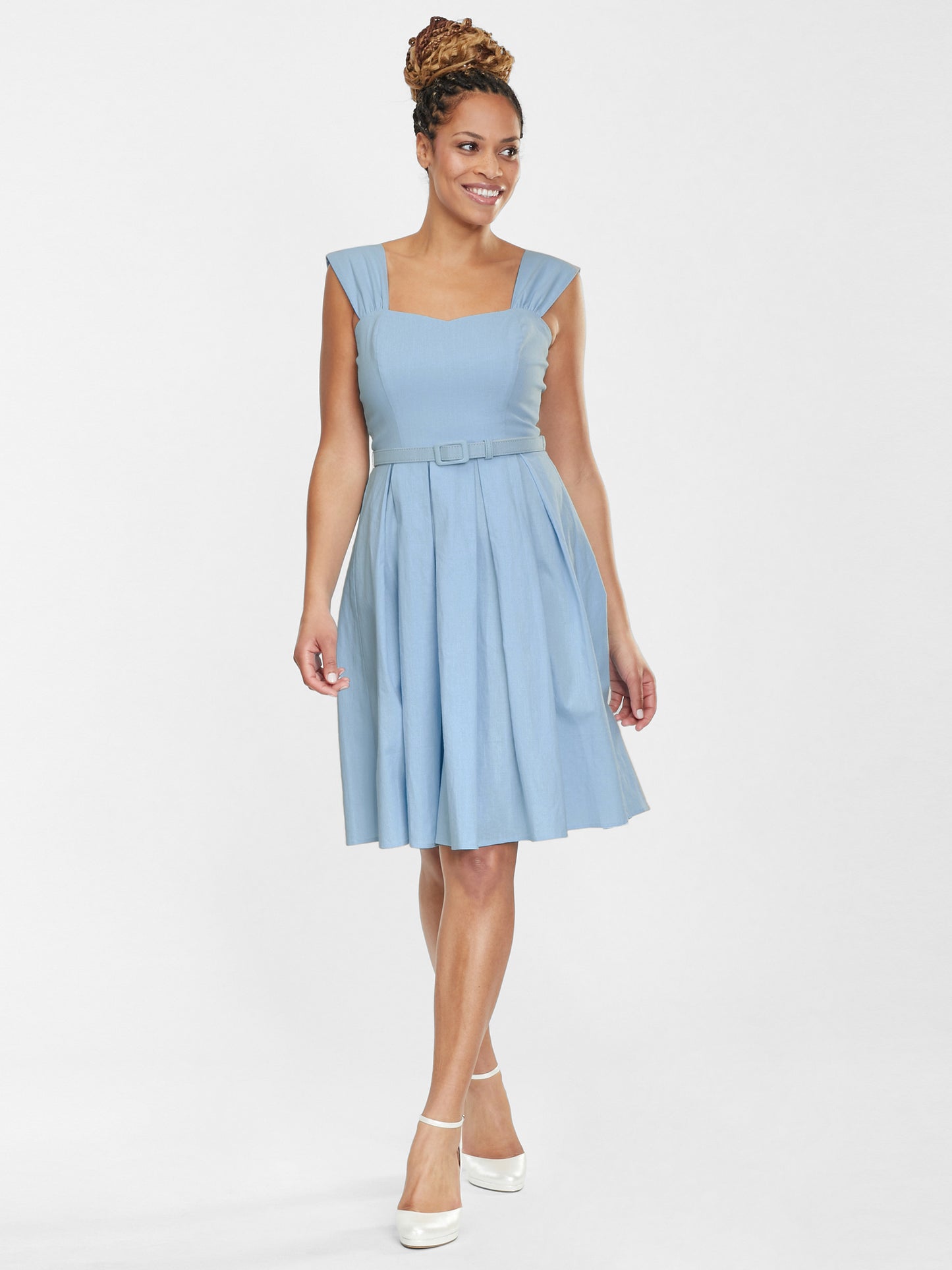 Jill Plain Swing Dress