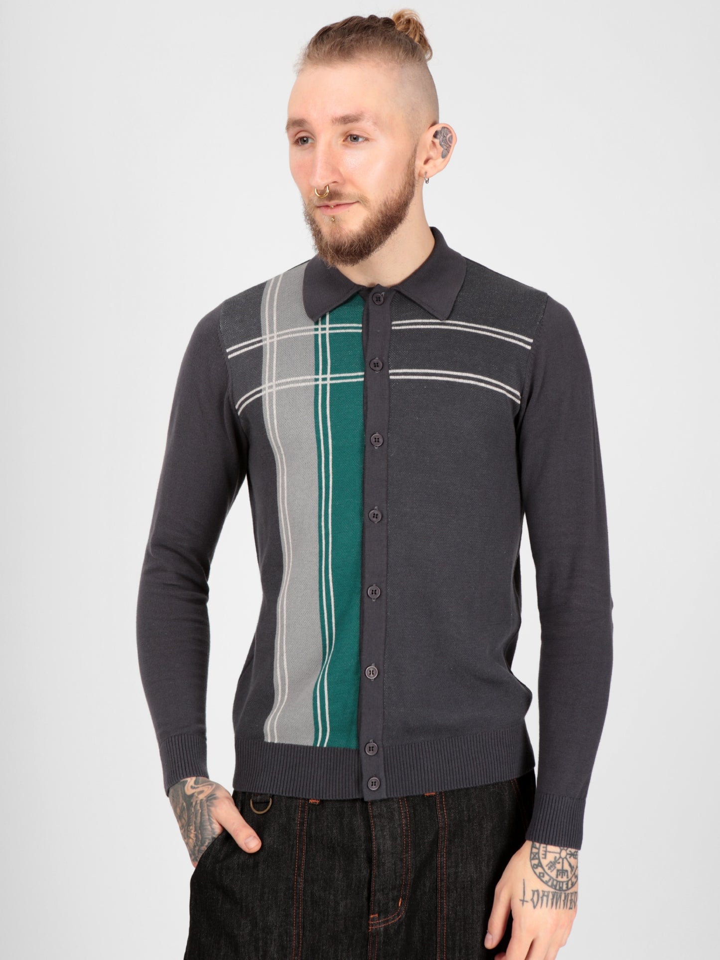 Jo Multi Check Cardigan