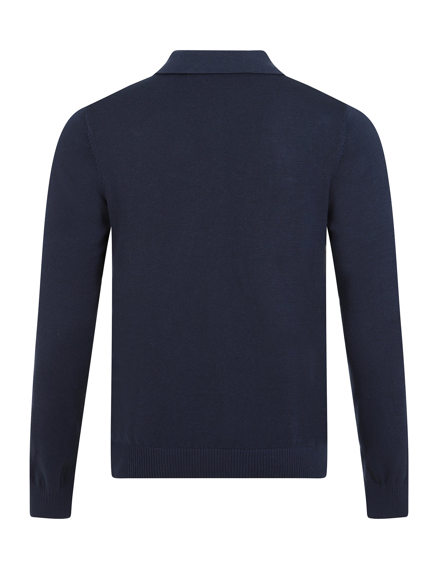 Jo Striped Polo Jumper Blue