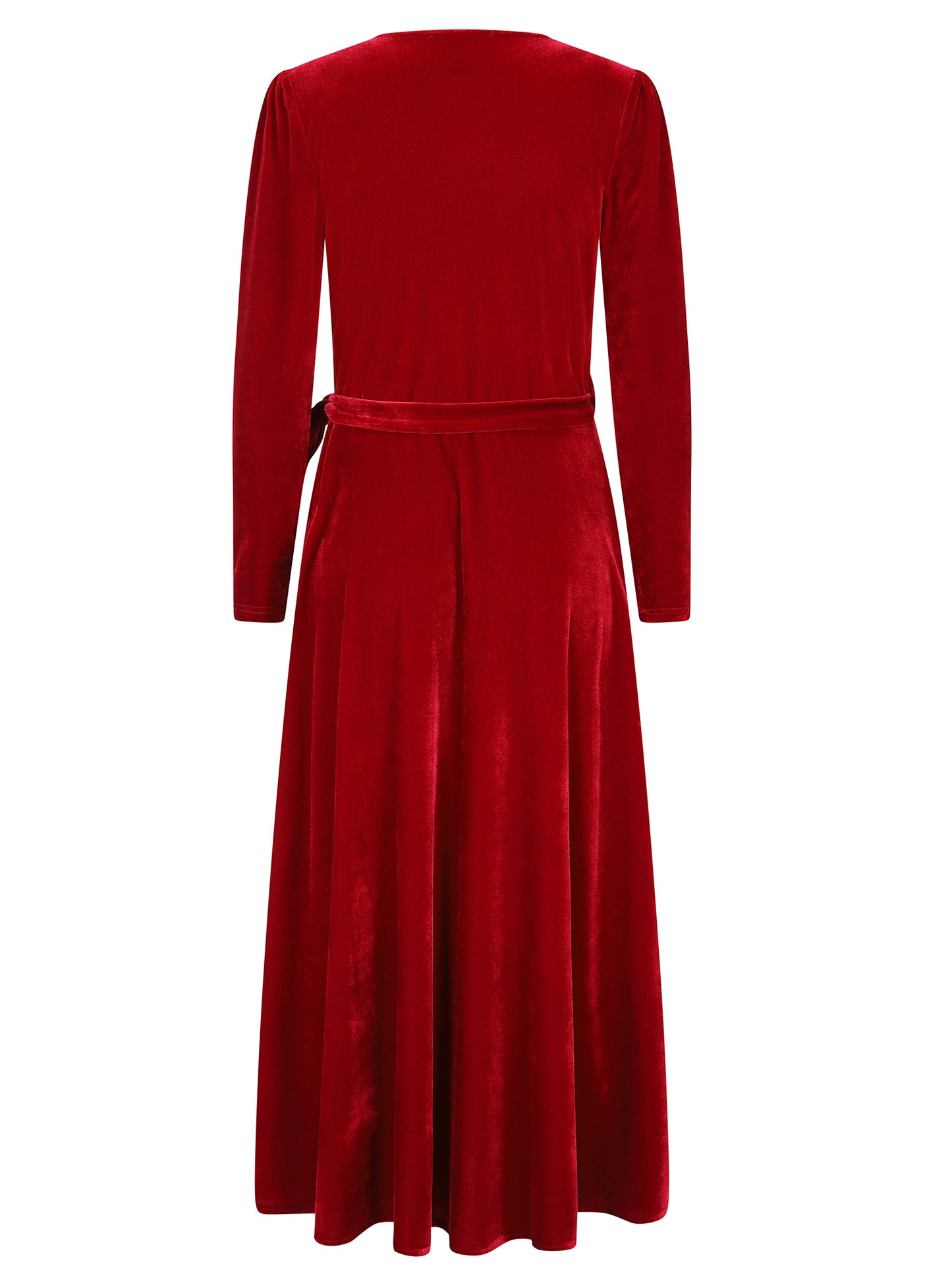 Kendra Velvet Wrap Dress