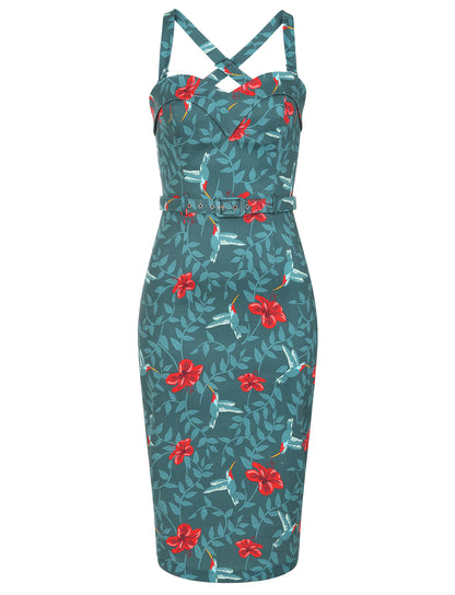 Kiana Hummingbird Eden Pencil Dress