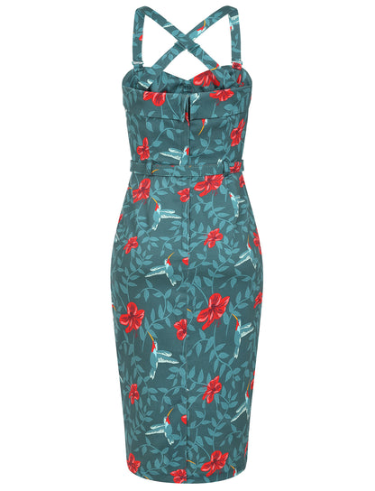 Kiana Hummingbird Eden Pencil Dress