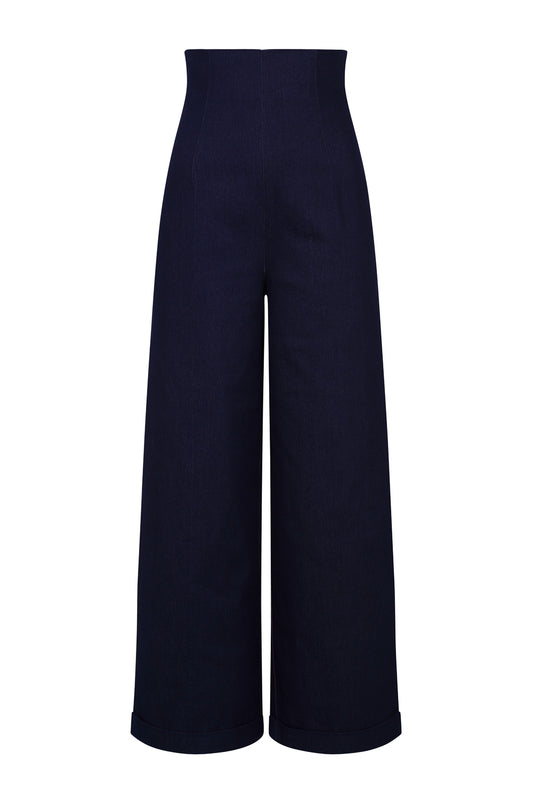 Kiki High Waisted Jeans Navy