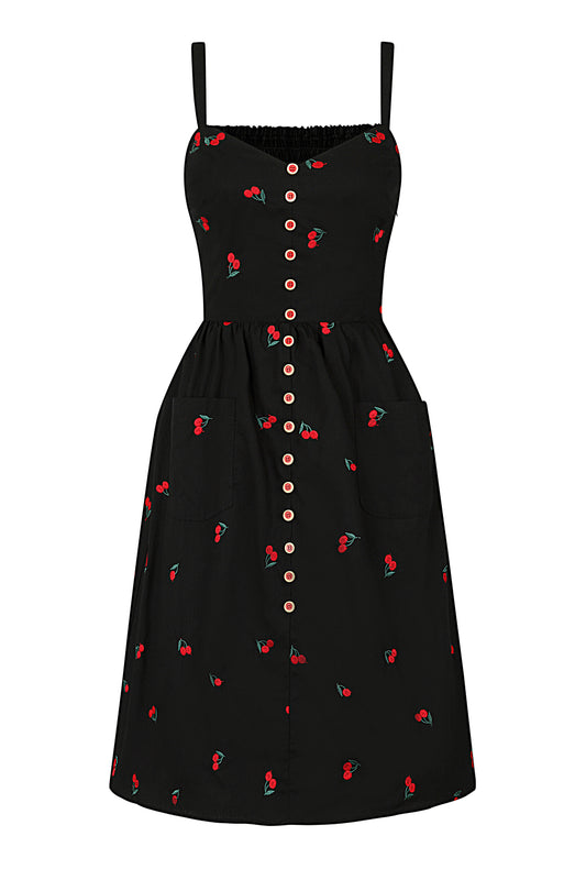 Kimberly Mini Cherries Swing Dress