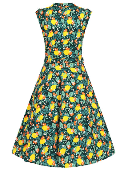 Leonie Lemon Bloom Swing Dress