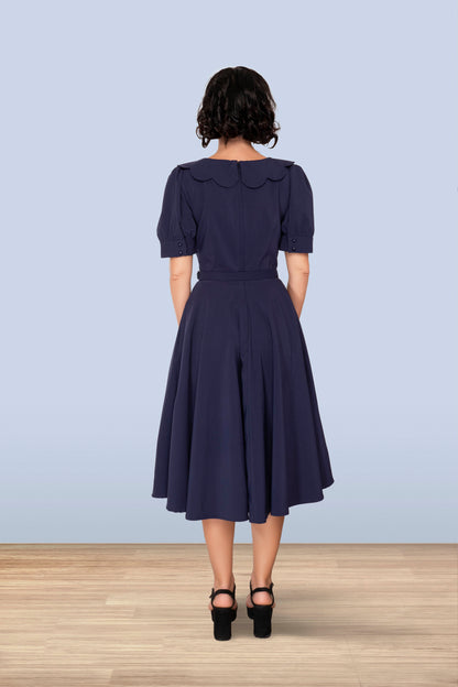 Brenda Dress Navy