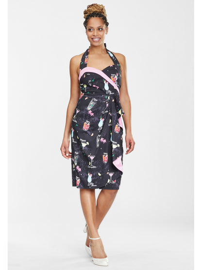 Lorna Cocktail Menu Pencil Dress