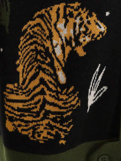 Luca 50s Tiger Cardigan