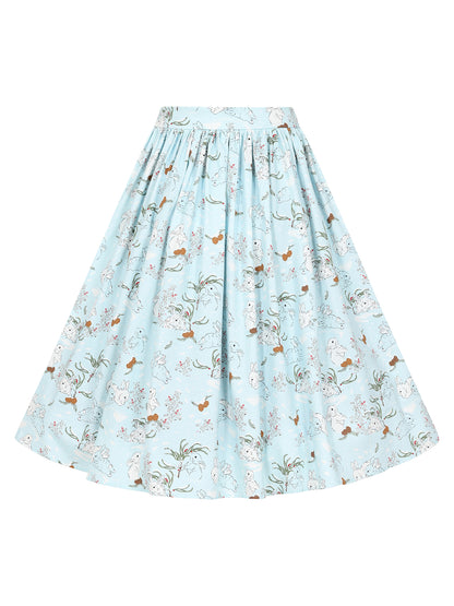 Mariana Snowy Rabbit Swing Skirt