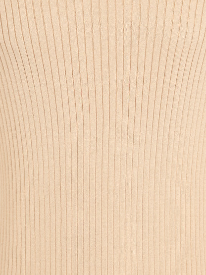 Mark Texture Knitted Jumper Cream