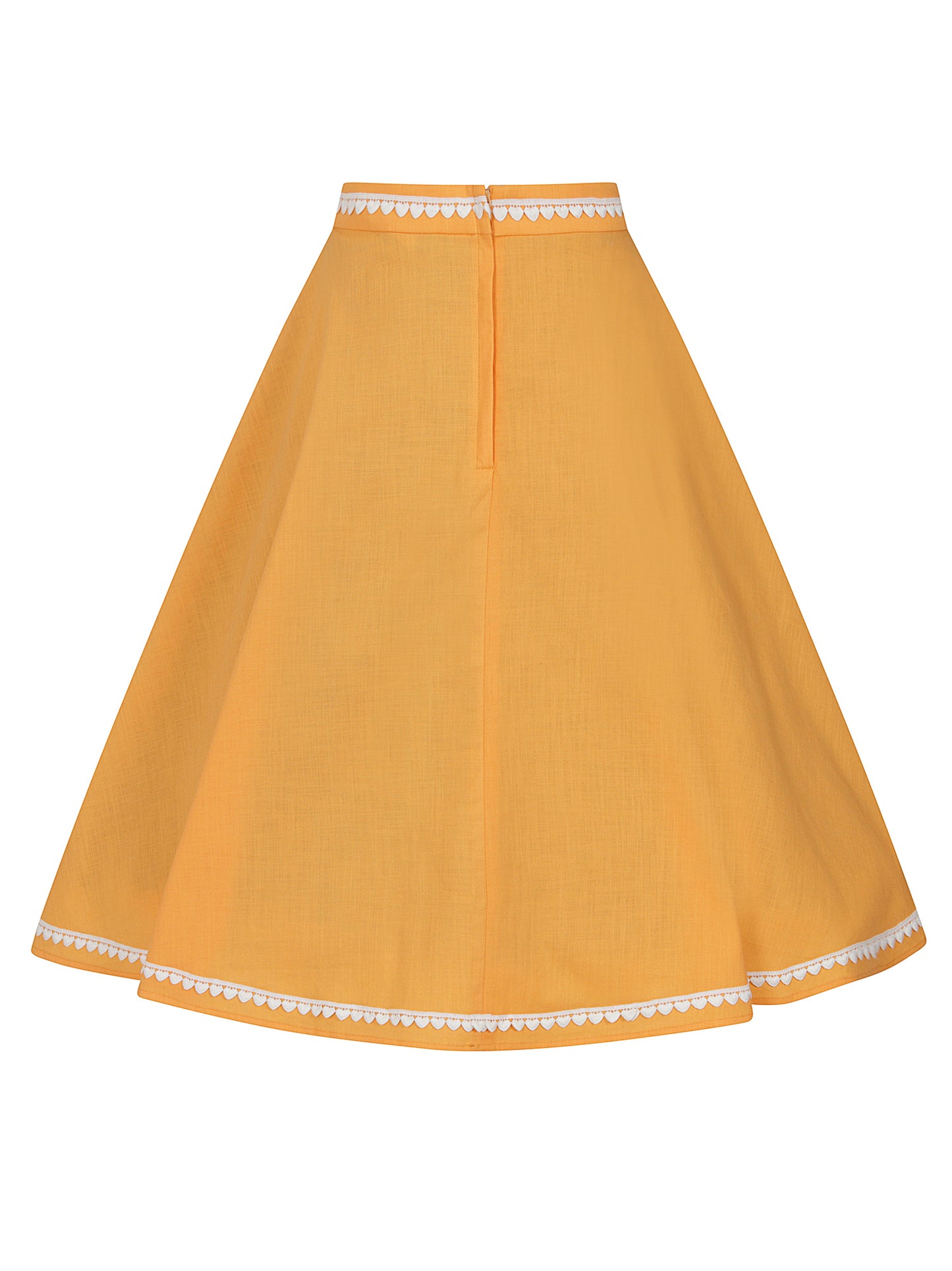 Matilde Heart Trim Swing Skirt