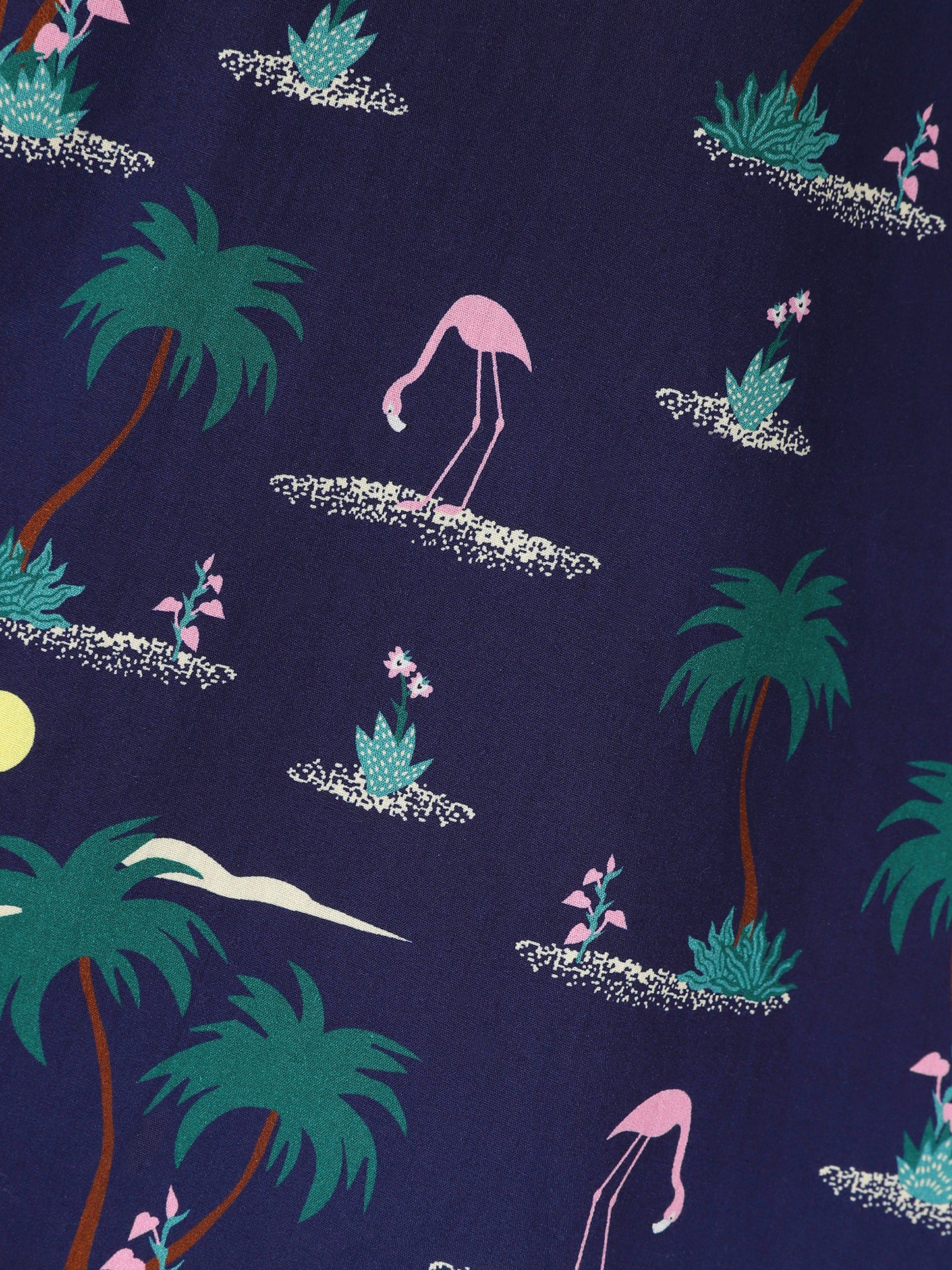 Mattie Flamingo Palm Swing Skirt